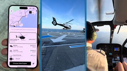 Uber’in helikopter hizmeti sosyal medyada viral oldu
