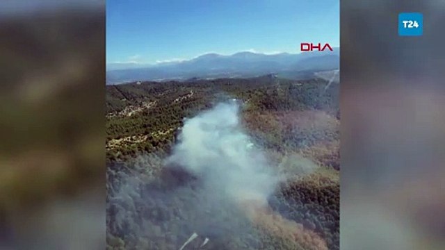 Antalya'da Köprülü Milli Parkı'nda orman yangını çıktı