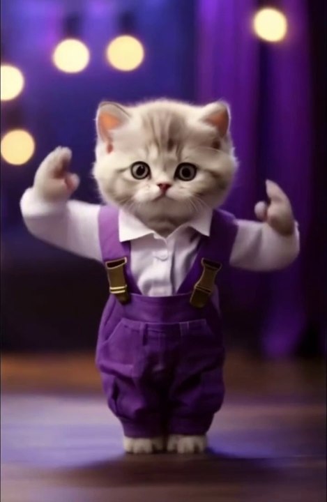Cat danc short