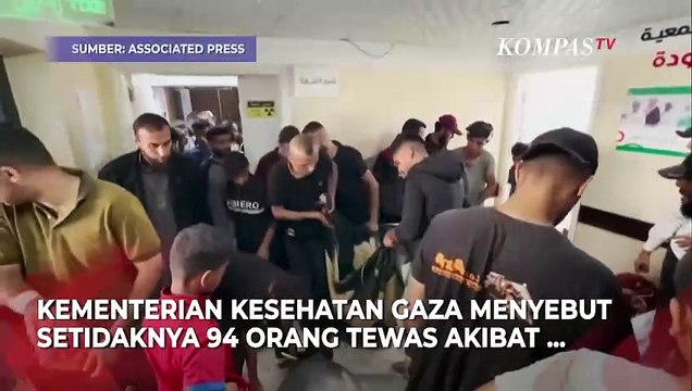 Detik-Detik Ledakan Serangan Udara Israel ke Gaza Tengah, hingga Buat Warga Berlarian