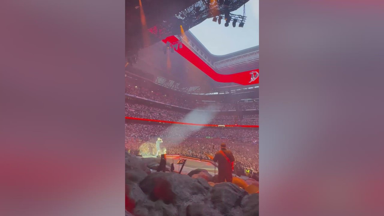 La impresionante imagen del Bernabéu en el concierto de Duki: suban el volumen y alucinen
