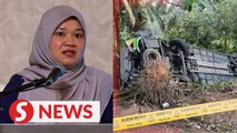 Education Ministry seeks full report on crash involving teachers in Rompin, says Fadhlina