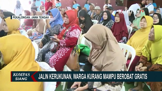 PBI Pekalongan Gandeng PGPI Gelar Pengobatan Gratis Bagi Warga Kurang Mampu