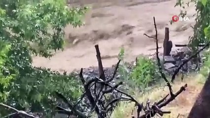 O ilimizde fındık büyüklüğünde dolu yağdı