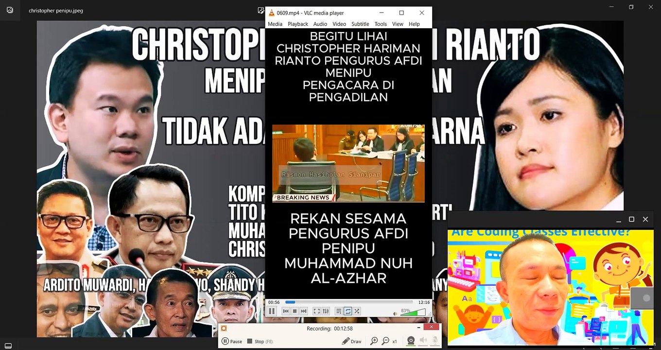 KPD ISTRI CHRISTOPHER HARIMAN RIANTO, INGRID CHAIYANLI, DESAK SUAMIMU AKUI REKAYASA VIDEO CCTV