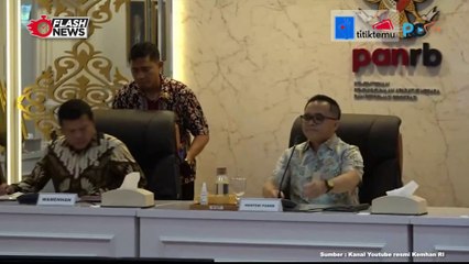 Wamenhan M. Herindra Jelaskan Peran Kemhan / TNI Dalam Pembangunan Nasional di Kementerian PANRB
