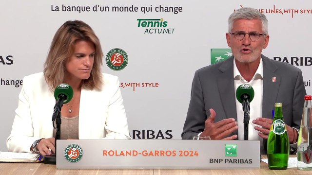 Tennis - Roland-Garros 2024 - Amélie Mauresmo et Gilles Moretton : Les tribunes vides, c'est inacceptable et on va trouver des solutions