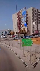 Traveling in Dubai by double decker bus