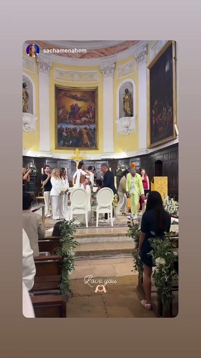 Anaïs Pedri a partagé des vidéos de son mariage religieux avec Jean-Roch