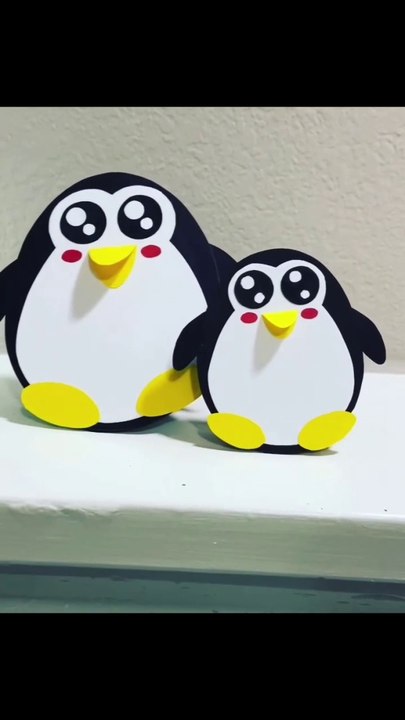 Easy Paper Penguin  Follow for more _ #worksheets #worksheetsforkids #homeschooling #education ...preschool #preschoolactivities #printables #kids #school #teachersofinstagram #english #learning #q #teacher #teaching #wo