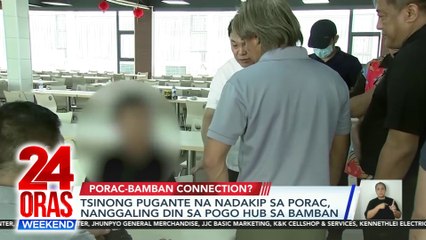 Tsinong pugante na nadakip sa Porac, nanggaling din sa POGO hub sa Bamban | 24 Oras Weekend