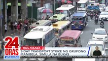 3-day transport strike ng grupong Manibela, simula na bukas | 24 Oras Weekend