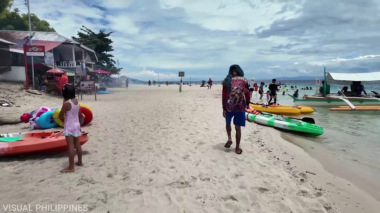 Cebu's most famous White Beach Basdako White Beach Walking Tour ...