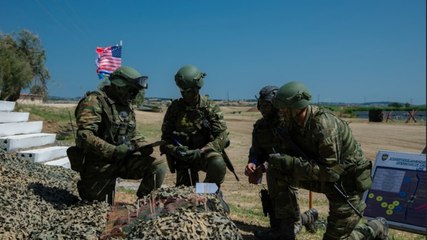Yunanistan'da Türkiye sınırını geçiş tatbikatı yaptılar