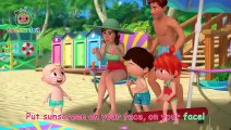 Beach Song! ☀️ | CoComelon Nursery Rhymes & Kids Songs