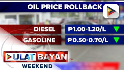 Presyo ng produktong petrolyo, bababa ngayong linggo