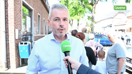 Christophe Lacroix a voté à Wanze