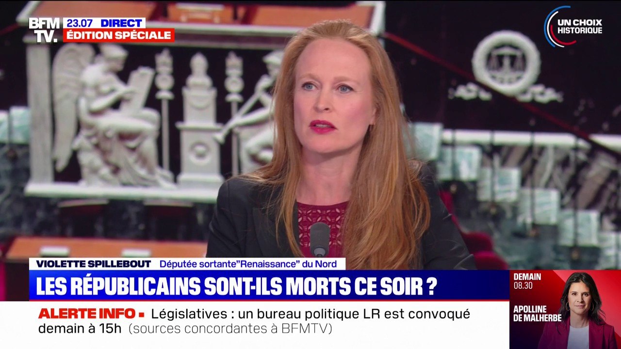 Alliance LR/RN aux législatives: Violette Spillebout (Renaissance) affirme que son parti est "ouvert aux discussions" avec les députés LR déçus de l'initiative d'Éric Ciotti