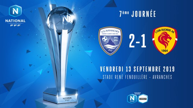 J7 | US Avranches MSM - Lyon-Duchère AS (2-1)