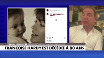 Fabien Lecoeuvre, à propos du décès de Françoise Hardy à l'âge de 80 ans : «C'était une immense artiste»