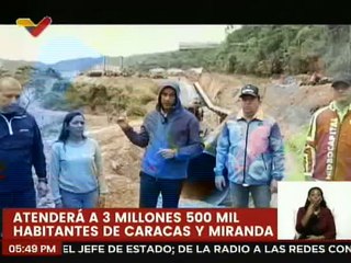 Gobierno regional inspeccionó trabajos de optimización del agua potable en el edo. Miranda