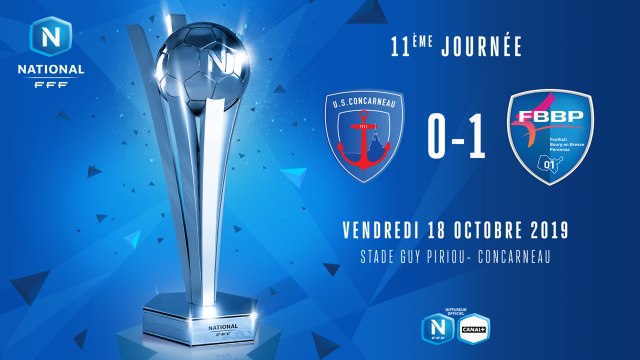 J11 | US Concarneau - Bourg-Peronnas 01 (0-1)