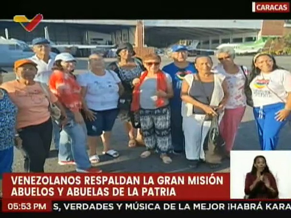 Caraqueños respaldan la Gran Misión Abuelos y Abuelas de la Patria que protege a los adultos mayores