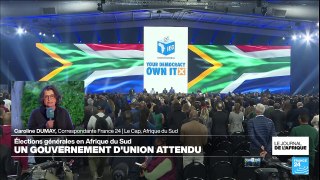 Élections générales en Afrique du Sud : un gouvernement d'union attendu