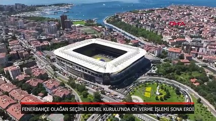 Fenerbahçe Olağan Seçimli Genel Kurulu’nda oy kullanma işlemi tamamlandı