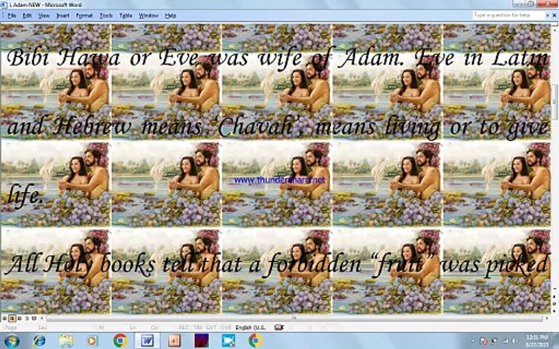 Facts & Knowledge about Hazrat Adam. Prof Qayum Mangi CSS Academy Sukkur