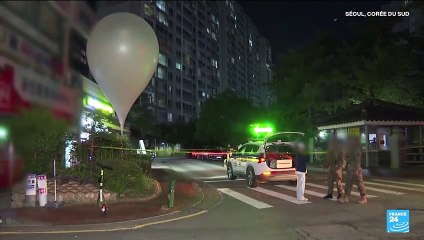 La Corée du Sud relance sa propagande par haut-parleurs vers le Nord qui envoie de nouveaux ballons