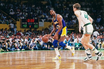 This Date in NBA History: Magic Johnson Sky Hook to beat BOS in 1987