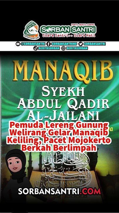 Pemuda Lereng Gunung Welirang Gelar Manaqib Keliling, Pacet Mojokerto Berkah Berlimpah