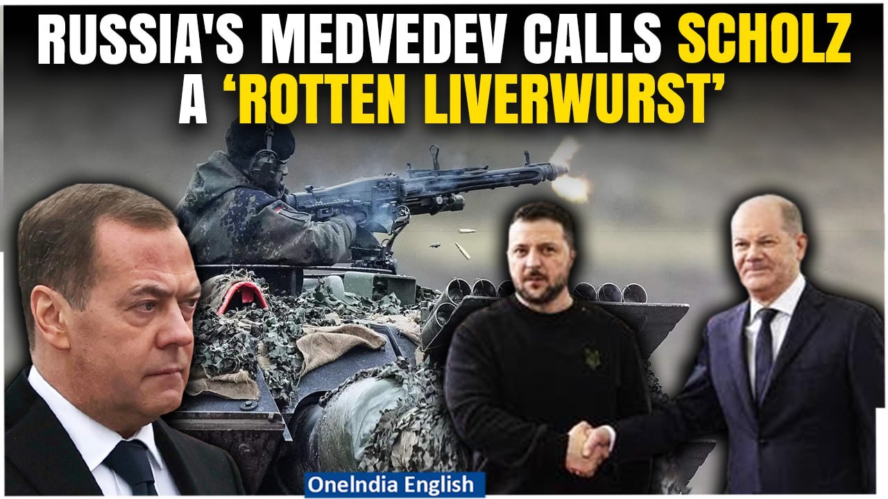 'LIVERWURST Nazi Ideology...': Putin's Aide Medvedev Blasts Scholz For Aiding Ukraine