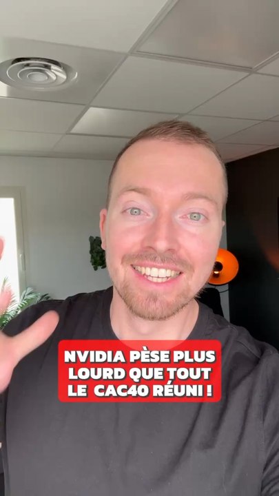 Nvidia pese plus lourd que le CAC40