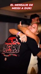 El mensaje de Messi a Duki antes de llenar el Bernabéu