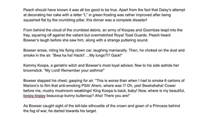 (No SFX version) Bowsette's Princess Lessons - Chapter 1