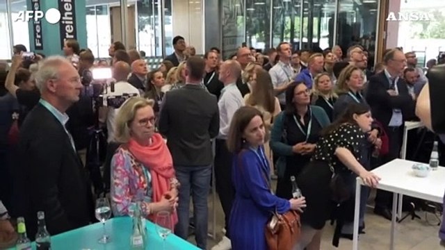 Europee Germania, l'entusiasmo dei militanti Cdu a Berlino