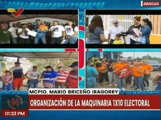 Aragua | UBCH del mcpio. Mario Briceño Iragorry se despliega para la organización del 1X10 electoral