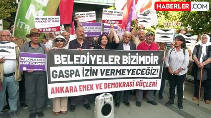 DEM Parti Ankara İl Örgütü'nün çağrısıyla 'Hakkari için Ankara ayakta' eylemi düzenlendi