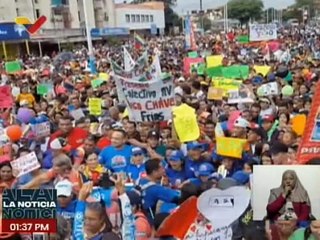 En el edo. Portuguesa los habitantes de Araure se movilizan para respaldar el 1x10 electoral