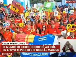 Monagas | Habitantes del mcpio. Caripe respaldan con amor y alegría al pdte. Maduro