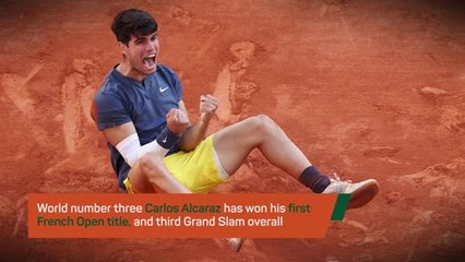 Breaking News - Alcaraz wins French Open
