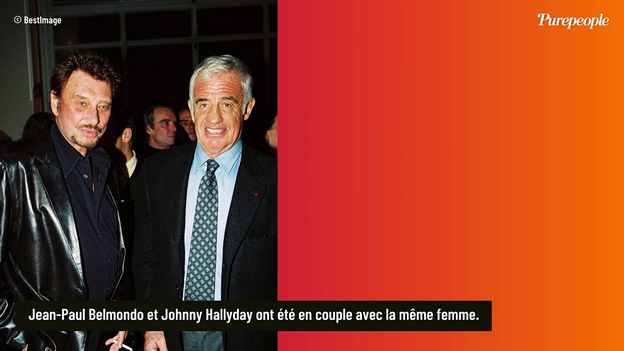 Jean-Paul Belmondo et Johnny Hallyday ont été en couple avec la même femme, elle en a même quitté un pour l'autre !