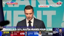 Jordan Bardella (RN) en tête des votes aux élections européennes: 