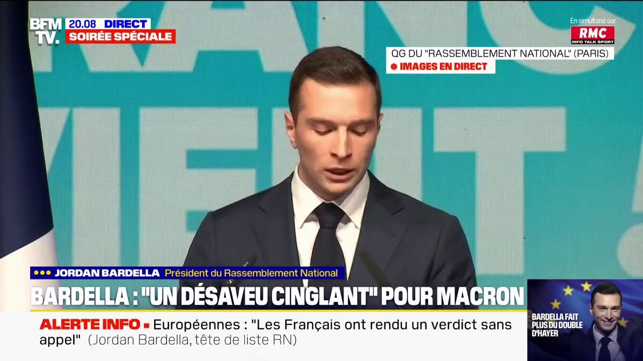 Résultats des élections européennes: Jordan Bar...