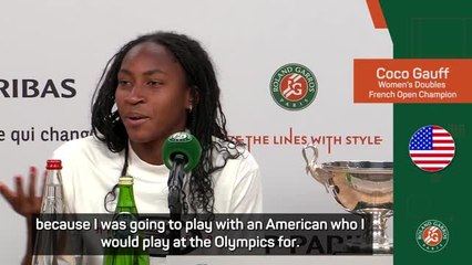Gauff ready to play Wimbledon doubles after French Open success