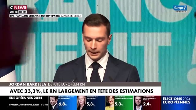 Européennes 2024 : Jordan Bardella demande l'organisation de nouvelles élections législatives