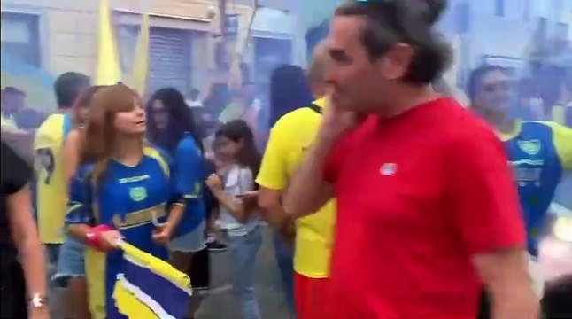 Carrarese in Serie B: i caroselli, la festa di un'intera citt?