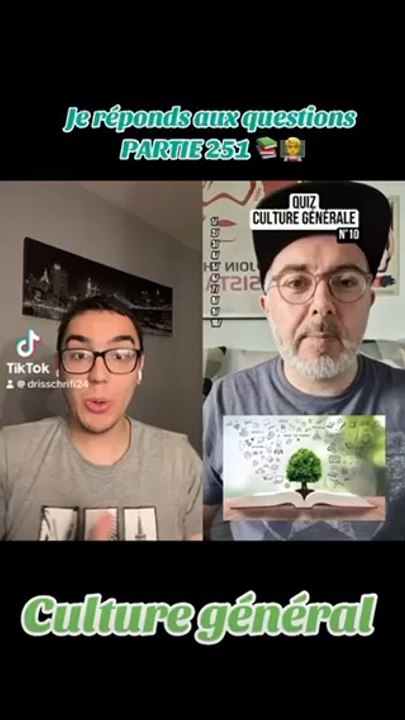 Je réponds aux questions PARTIE 251 (culture générale) ‍